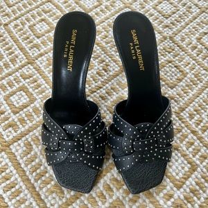 Saint Laurent Tribute Mules 85 sandals size 37.5